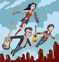 Wonder Woman Flight of the Conchords