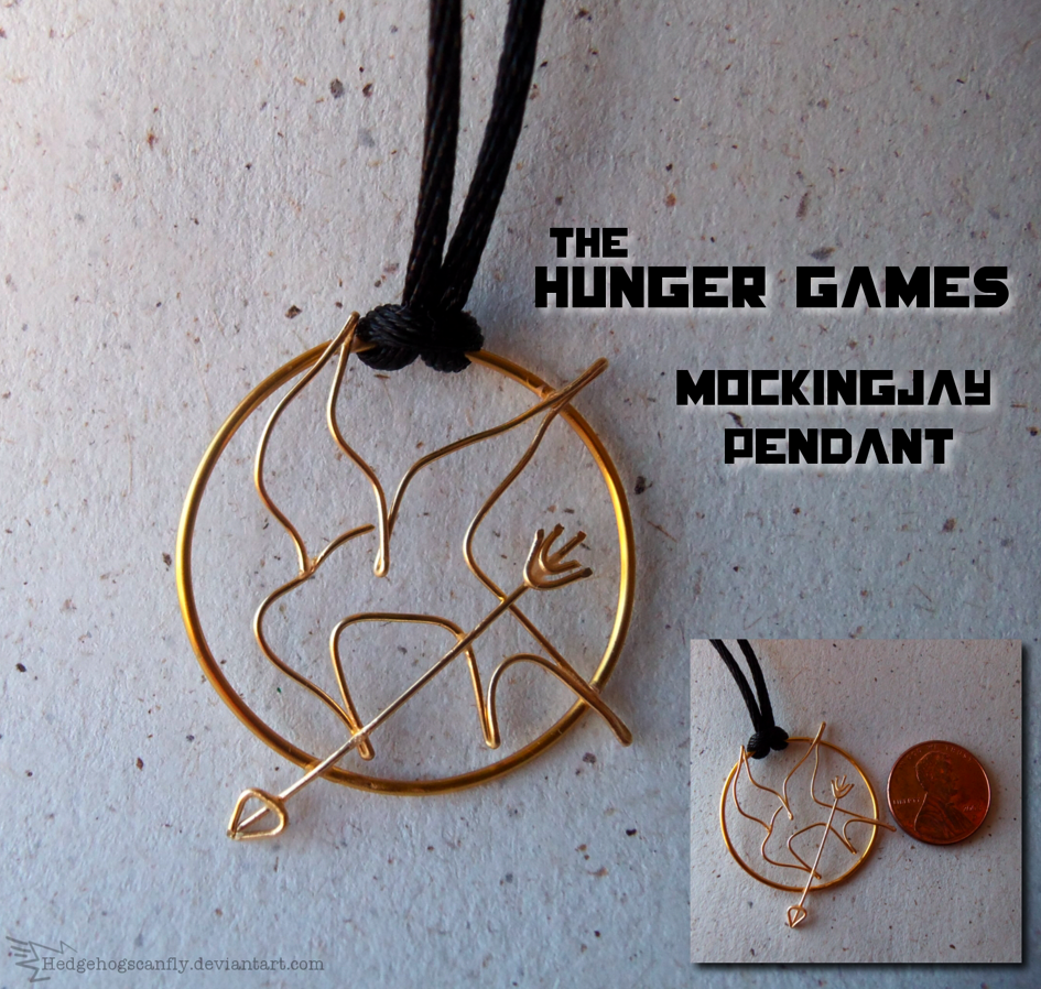 Hunger Games Mockingjay pendant