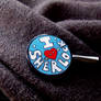 I heart Sherlock pin