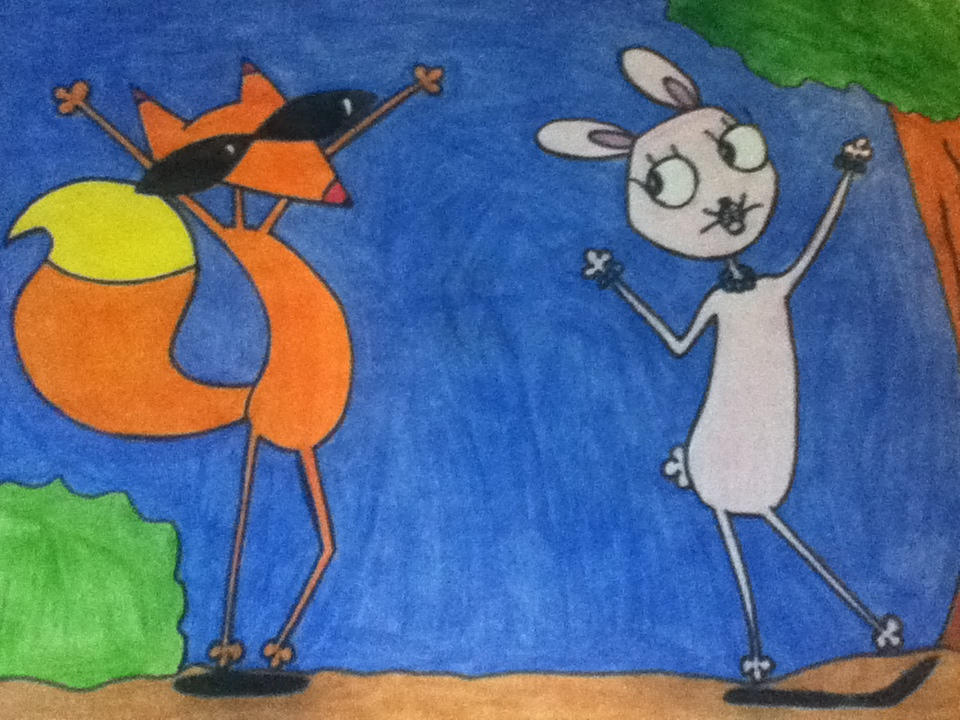 Fox X Rabbit Cajun Fox X Bunny (Cajunny) by CLEVERDUDE on DeviantArt