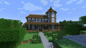 Minecraft Render: Forest House