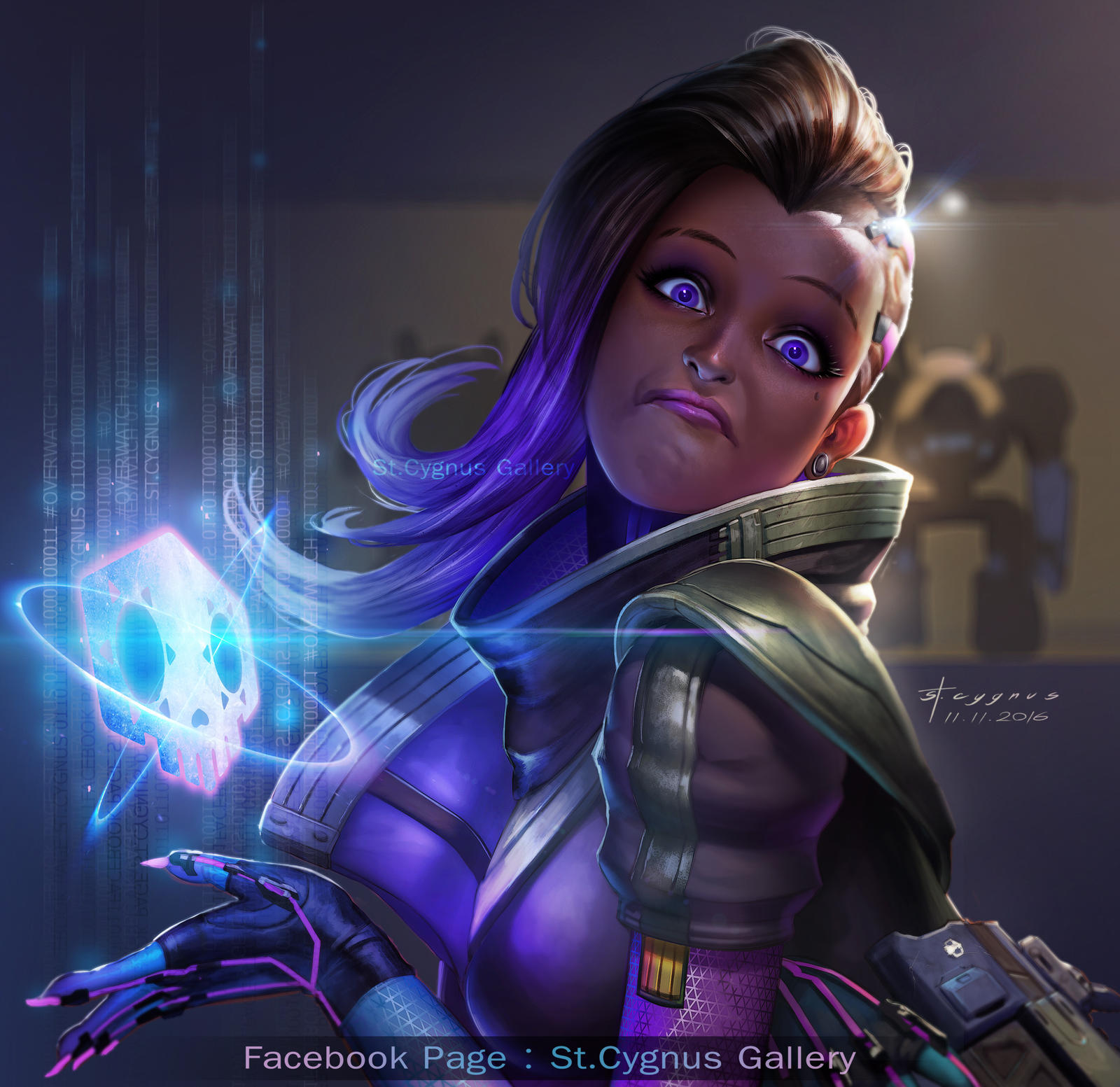 Fan Art Sombra Overwatch By Stcygnus On Deviantart