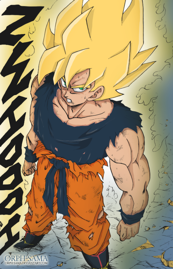 Goku Super Saiyan 1 by Orph-sama on DeviantArt