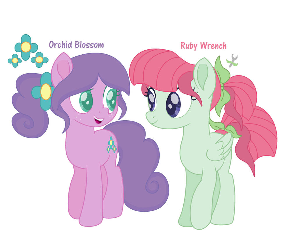 Ruby Wrench Mlp NG Orchid Blossom and Ruby Wrench by 1313JaySong1313 on DeviantArt