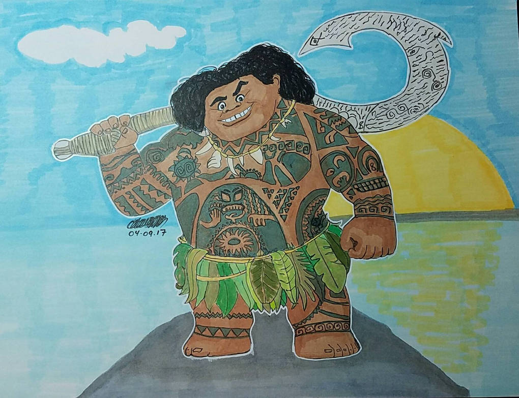 Maui from Moana by charlesp22 on DeviantArt