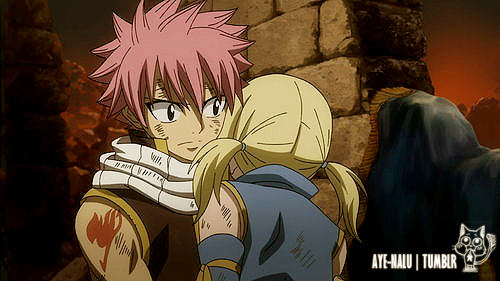 NaLu Hugging Scene