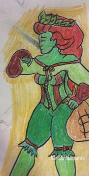 Poison Ivy victorian style, with Ink blob :(