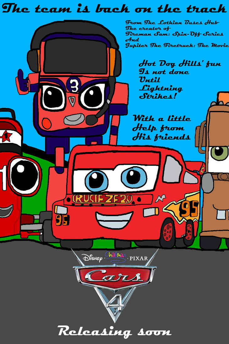 Cars Deviantart Script Cars 4 poster I've drawn by TheLothianBusesHub on DeviantArt