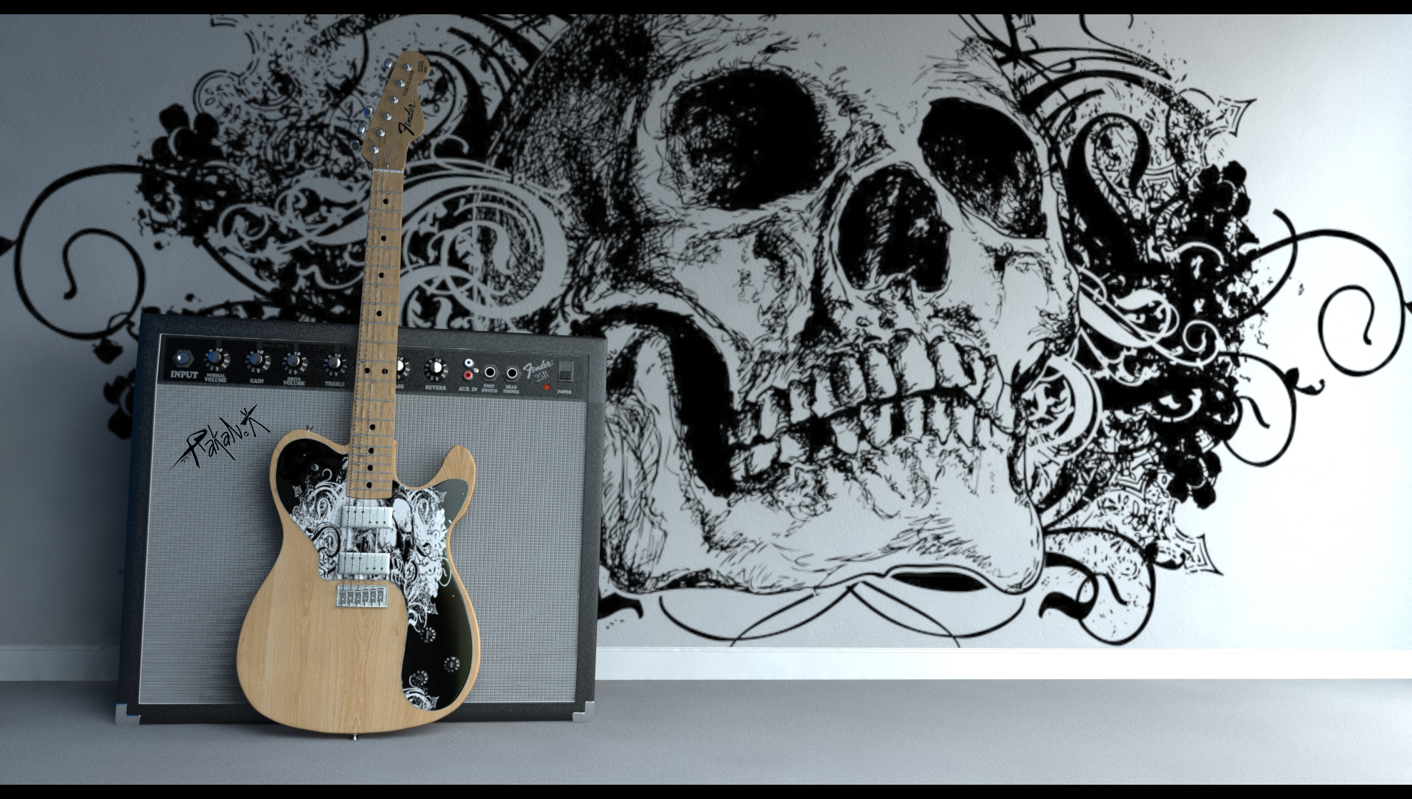 Fender Guitar + AMP