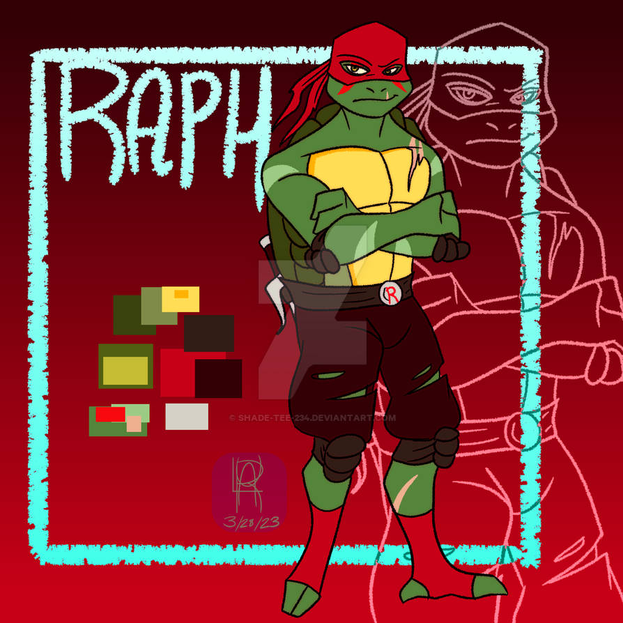 TMNT|Raphael - Character Design Concept by Shade-Tee-234 on DeviantArt