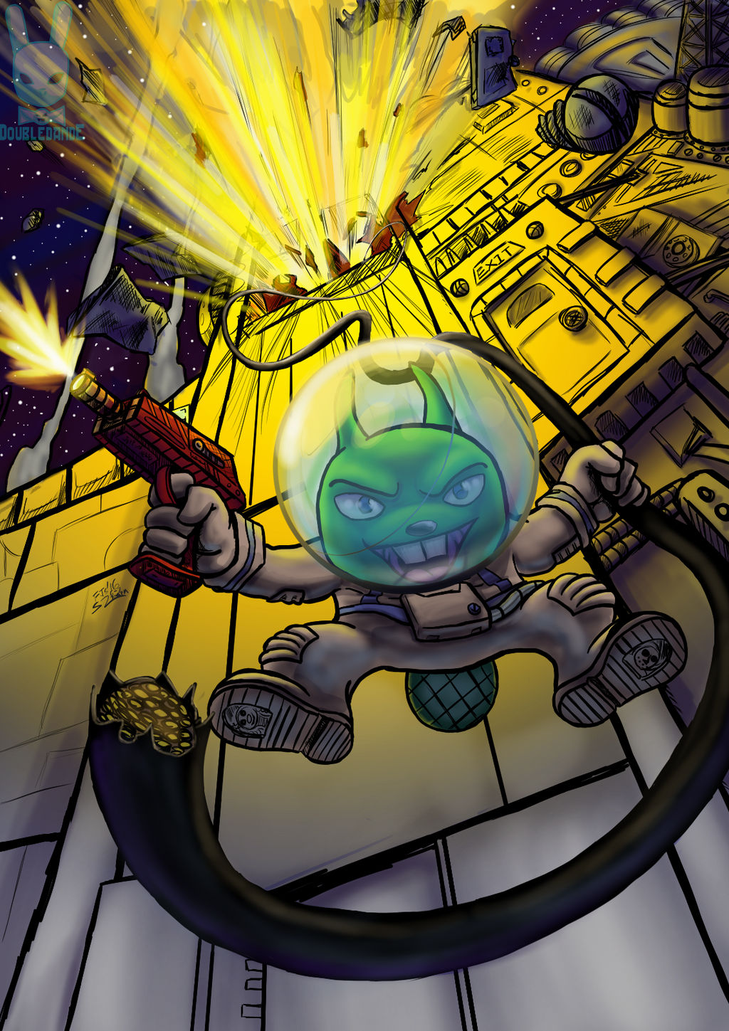 Beaver In Space Beavers in Space by DoubleDandE on DeviantArt