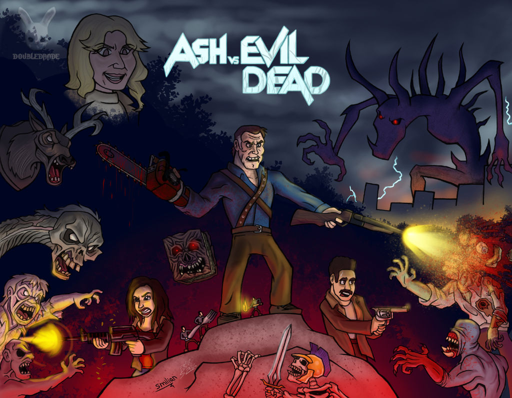 Ash VS Evil Dead Fan Art by me (OC) : r/EvilDeadTheGame