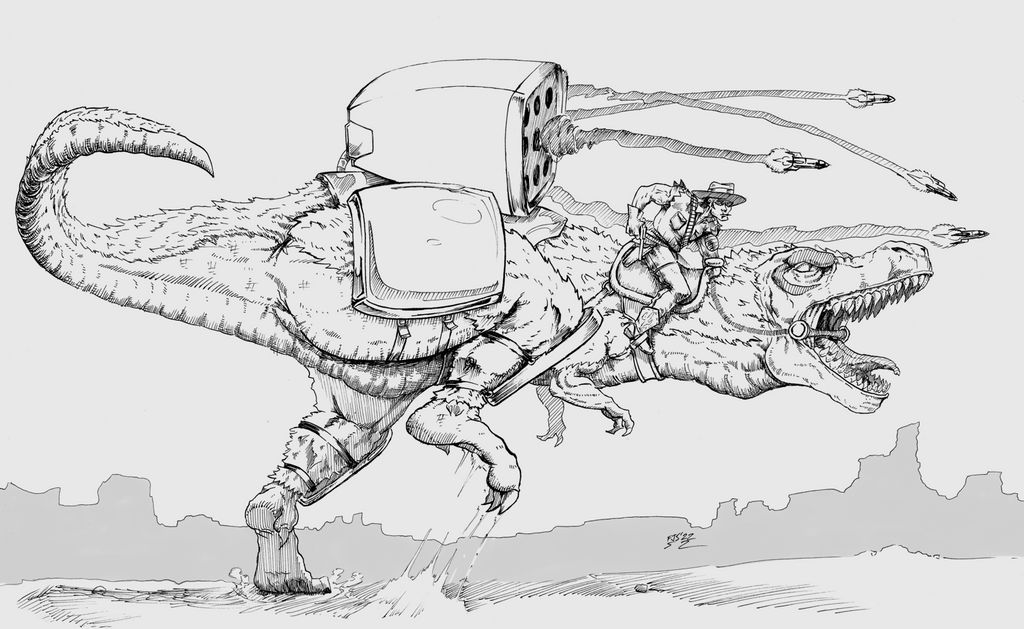 Gunner and the T-Rex (Holiday Trade)