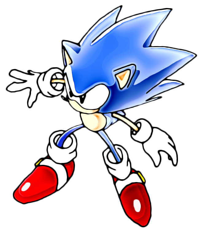 Classic Sonic (Revised) by Hydro-Plumber on DeviantArt