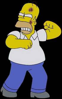 Homer Rage Rising Homer is mad by Angeltheredtankengin on DeviantArt