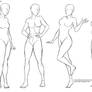 Female standing poses