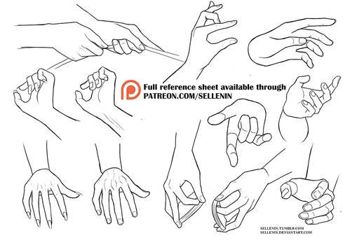 Reference set 3 - hands