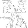 Gun poses