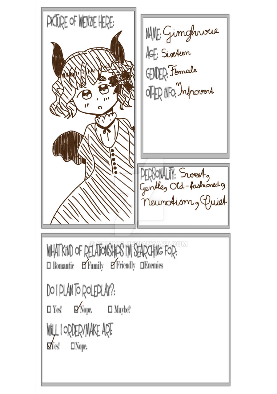 My wenzie's relationship form~ by Siemnei on DeviantArt