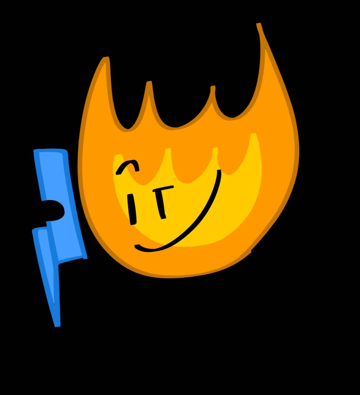 Pixilart - Firey with extra details by Bfdi-ep-maker