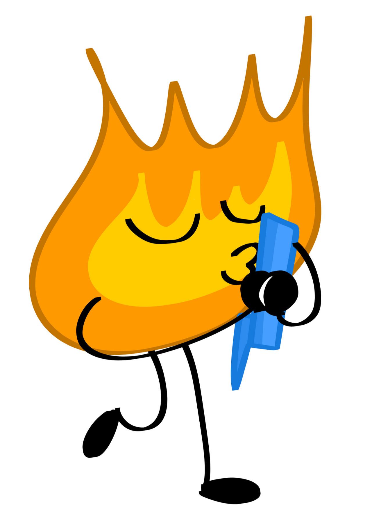 Firey Behind Firey kisses Pen's cap by TheMightyDeviant on DeviantArt