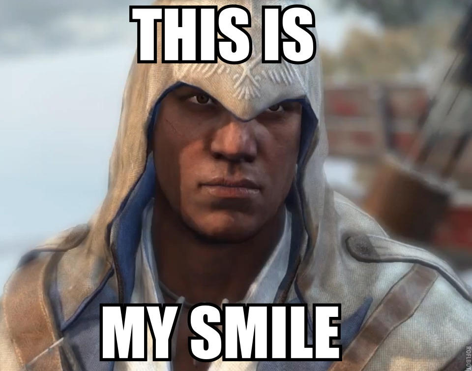 Connor's smile by UltimateGundamGeek on DeviantArt