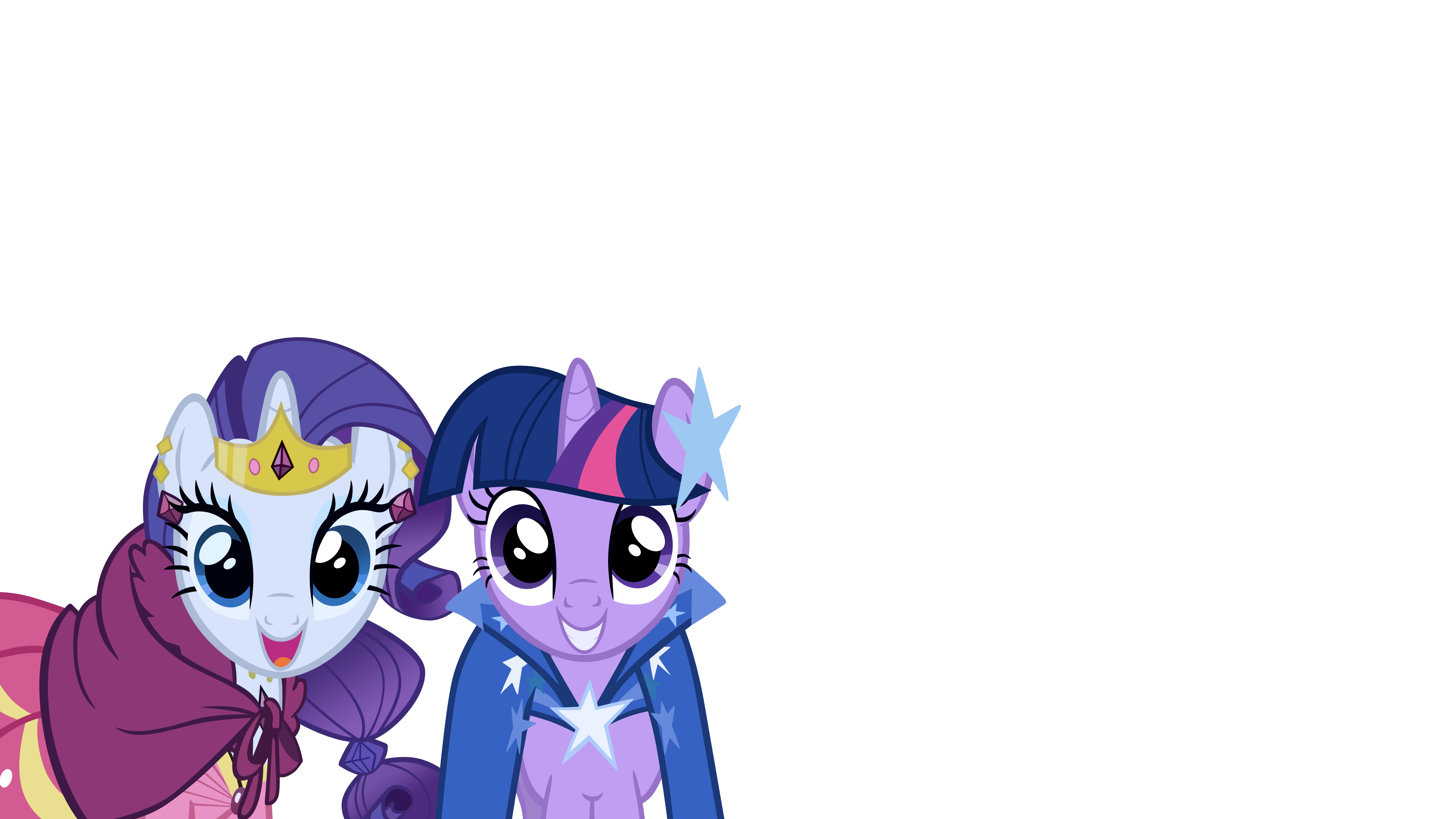 Twilight and Rarity at the Gala