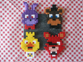 Five Nights At Freddy's- Animatronics- Hama beads