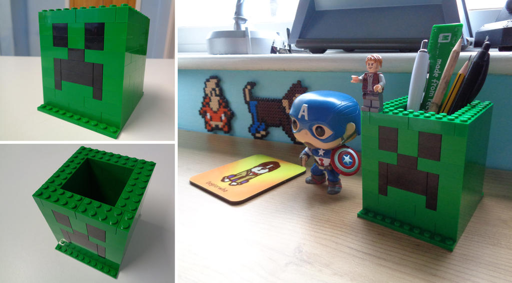 Minecraft: Lego Creeper (Desk Tidy)