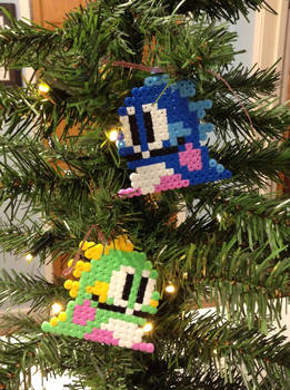 Bubble Bobble- Hama Christmas Ornaments