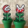 Hama Bead Piranha Plant Pot