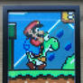 Hama Bead 12x10 Frame: Super Mario World