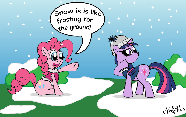 Winter with Pinkie