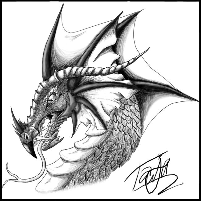 Dragonhead -noname by stfub on DeviantArt