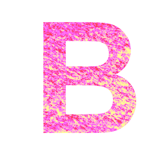 pink icing font B