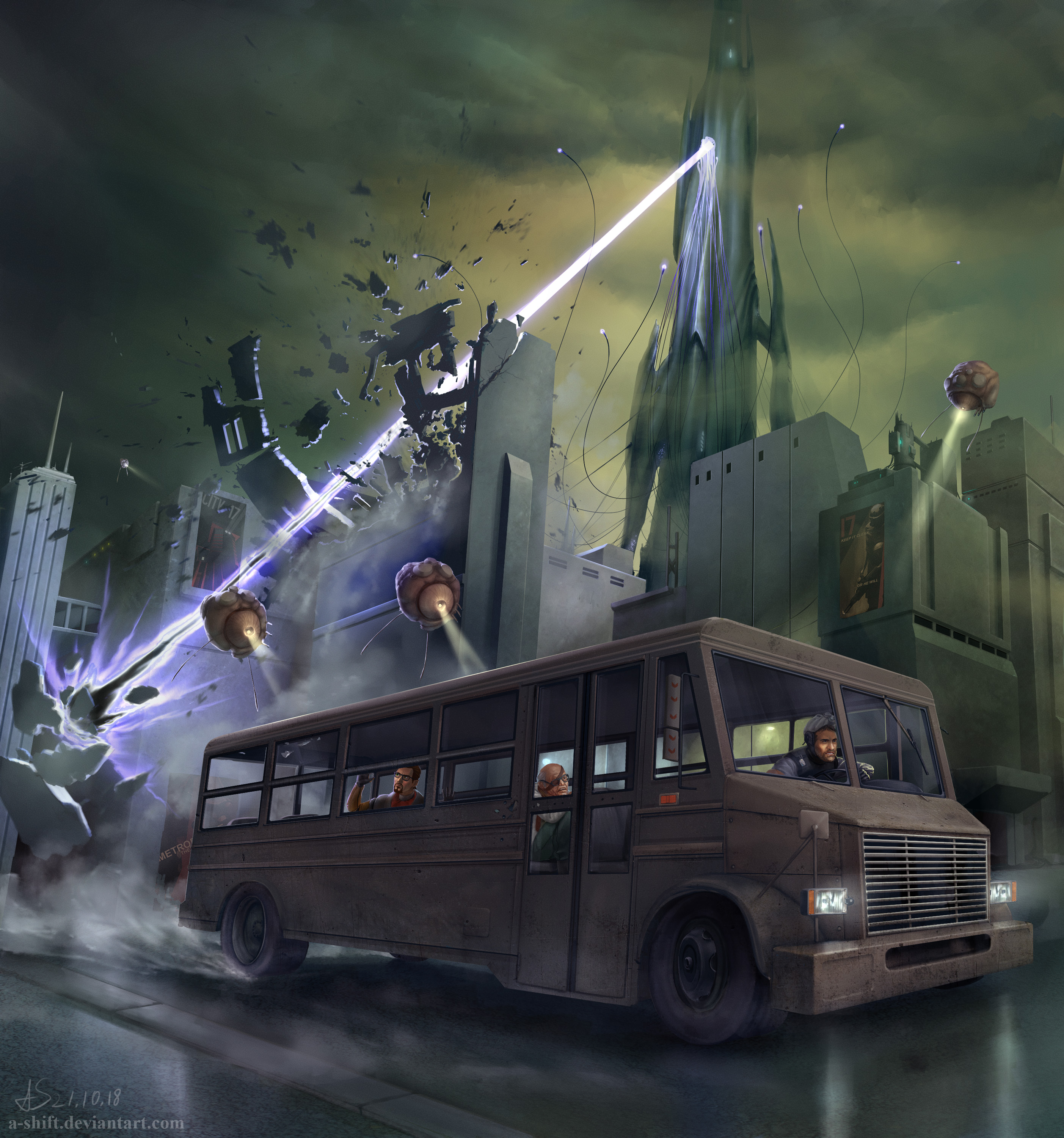 Bus ride by A-Shift on DeviantArt