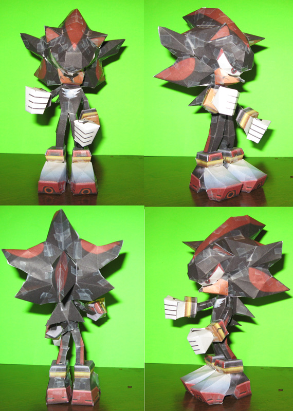 Shadow the Hedgehog - The Papercraft