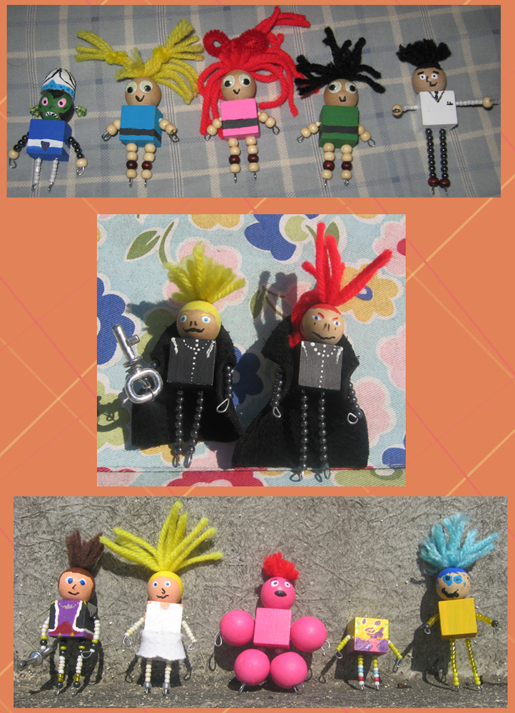 Block Dolls, PPG, KH, Spongebob