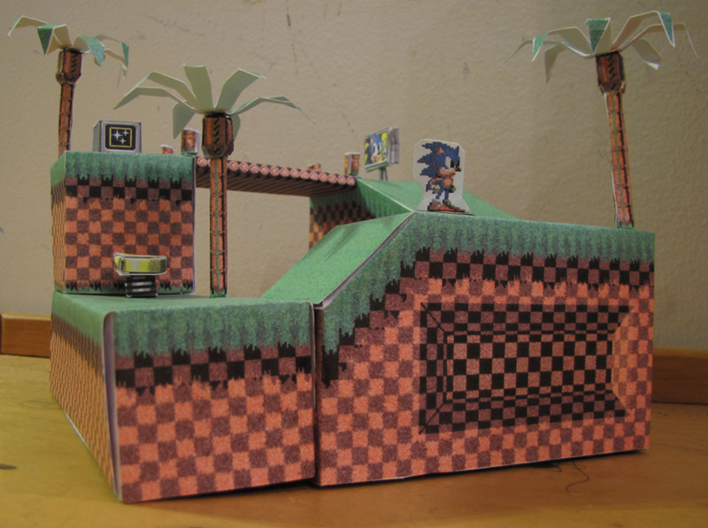 Green Hill Zone The Papercraft By Technodrumguy On Deviantart Green Hill Zone The Papercraft By Technodrumguy On Deviantart