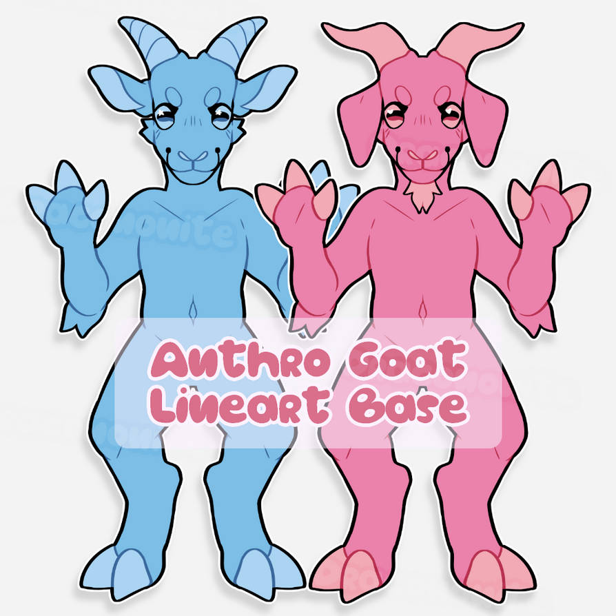 Based Goat Anthro Goat Base by Dracononite on DeviantArt