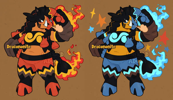 Mudsdale Emboar Pokefusion Adopt (sold)