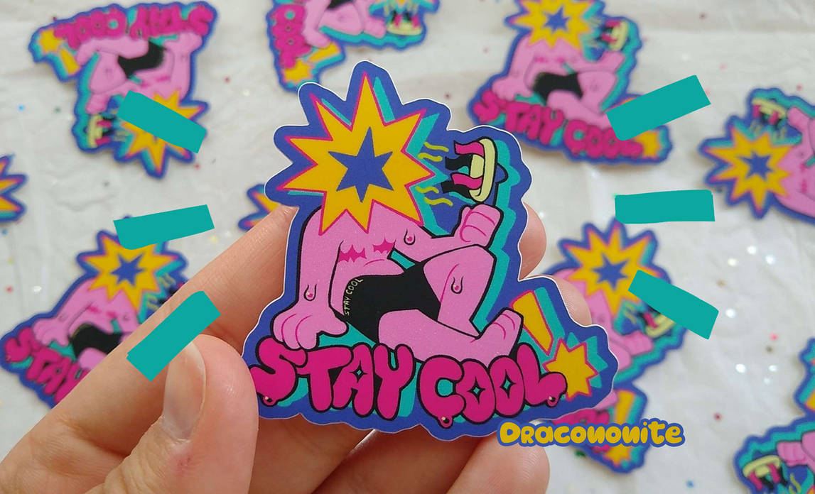 Stay Cool Sticker by Dracononite on DeviantArt