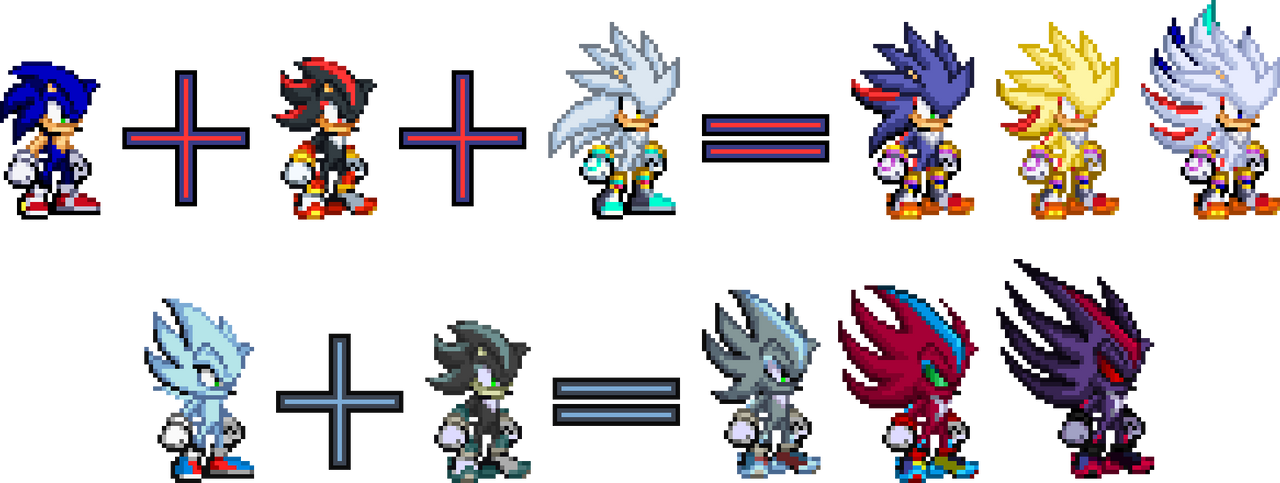 Silvhadic and Mephazo Revamped by MA-Hedgehog on DeviantArt