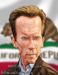 Arnold Schwarzenegger Caricature
