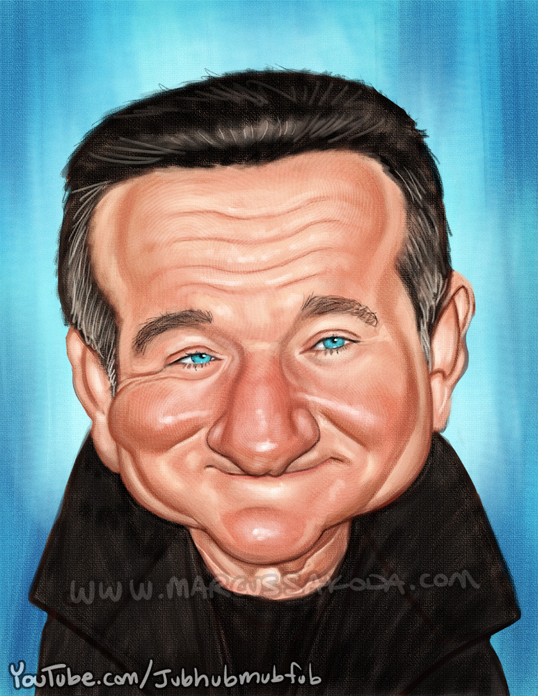 Robin Williams Caricature