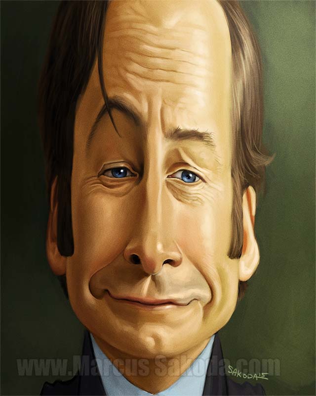 Saul Goodman Caricature