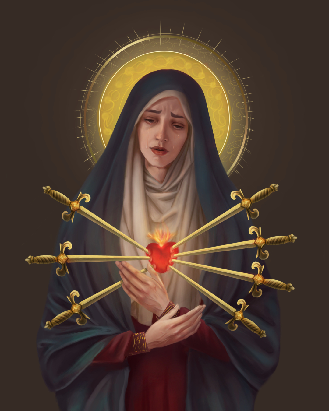 Our Lady Of Sorrows By Artvasara On DeviantArt our-lady-of-sorrows-by-artvasara-on-deviantart