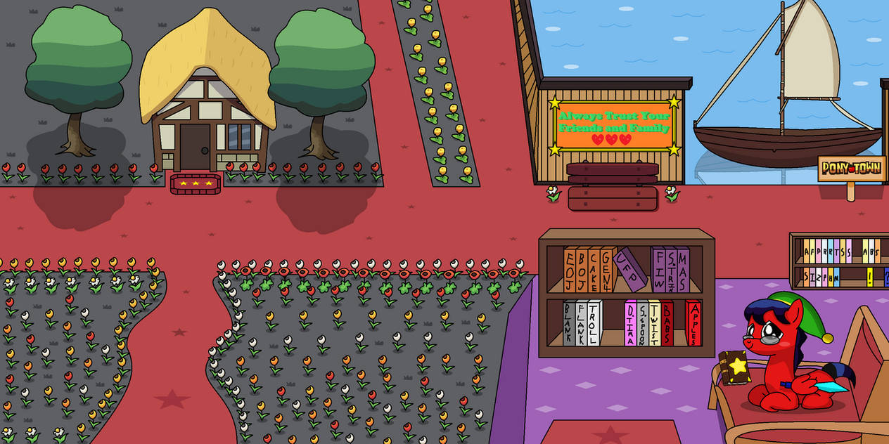 Me as a Pony in Ponytown by StarWarriorJian on DeviantArt