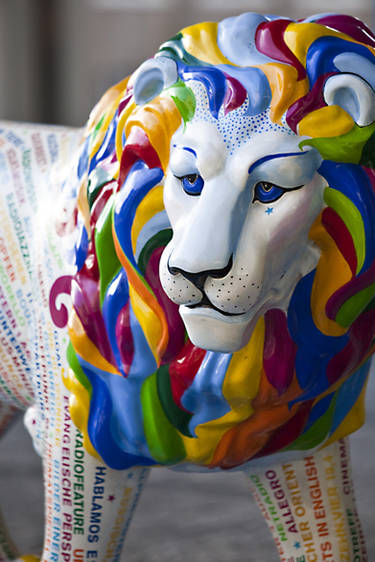 Colorful Lion