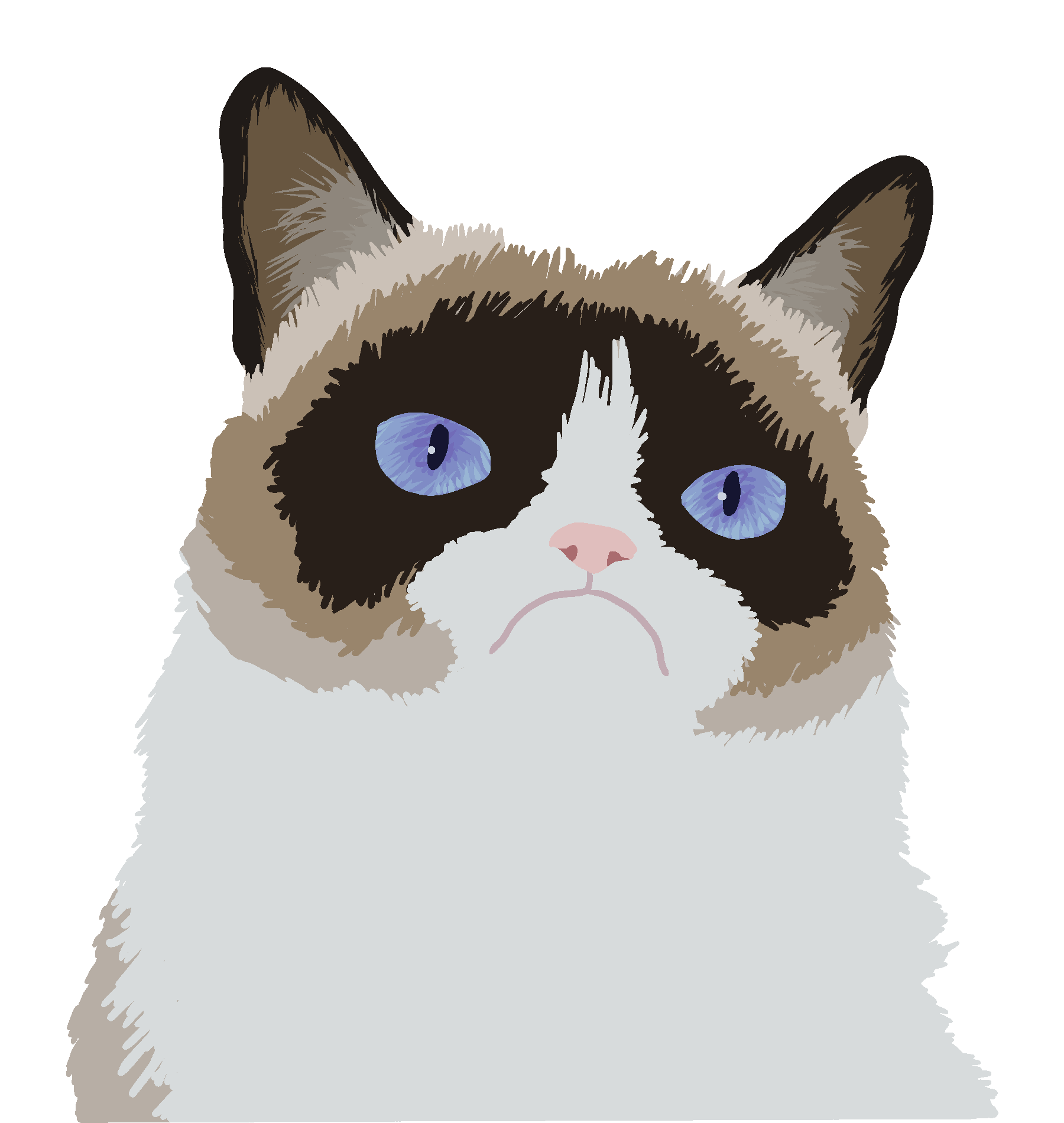 Grumpy Cat by MarkieMooArt on DeviantArt